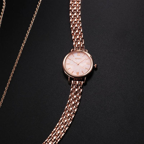 Luxury Stainless Steel Watches  Quartz Bracelet Wristwatch -JW01041-Veeddydropshipping