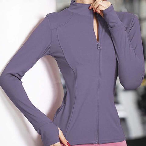 Women  Long Sleeves Sports Running Shirt Breathable Gym Workout -OS00904-Veeddydropshipping