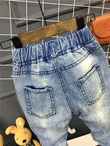 Baby Boys Girls Jeans Pants New 2019 Children Trousers 1-7Yrs Boys Girls-TB01288-Veeddydropshipping