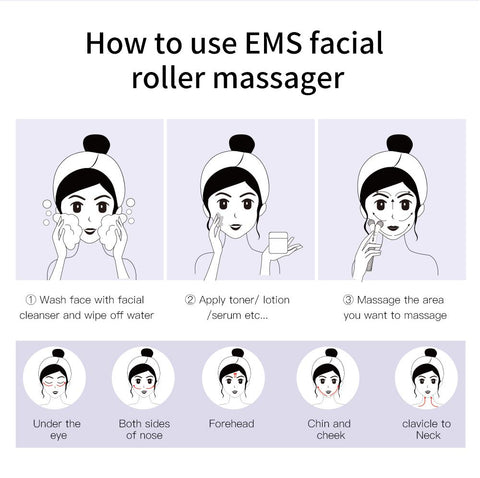 Face Roller Electric V Face Massagers-BH00388-Veeddydropshipping