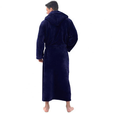 Stitch Warm Male Thickened Plush Nightgown Robe Pajamas-MF01589-Veeddydropshipping