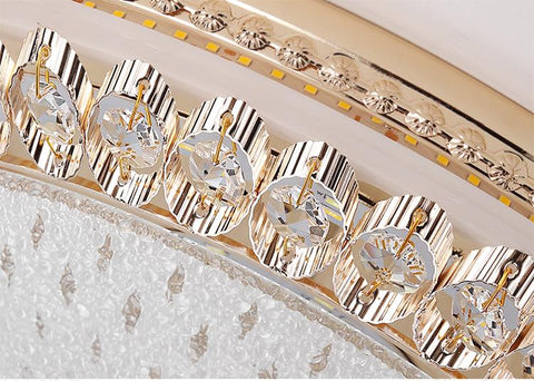 Modern LED Crystal  Ceiling Light Circular-TI00265-Veeddydropshipping