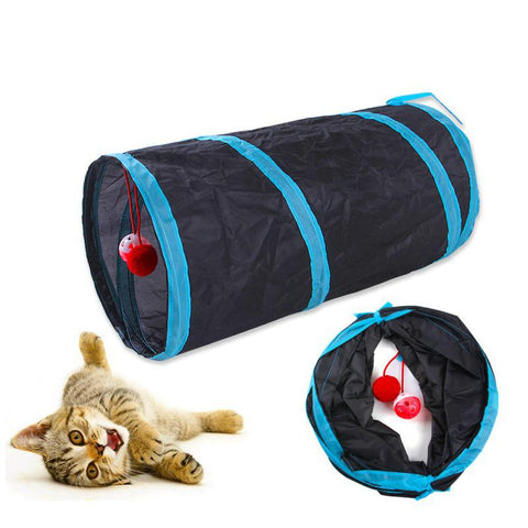 Cats Ringing Paper Runway Rolling Ground Chinchilla Toy-HA01388-Veeddydropshipping