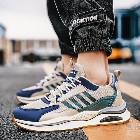 Mesh Breathable Lace Up Vulcanized Shoes Fashion Soft-BS01435-Veeddydropshipping