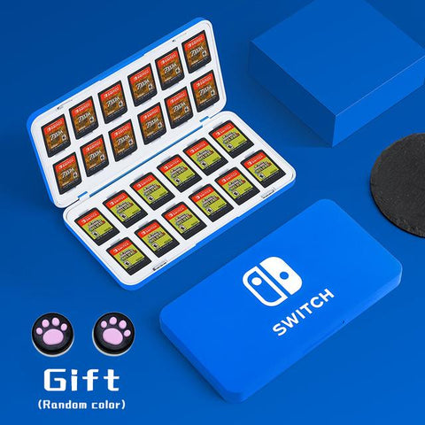 2022 New Ns Switch Oled Game Card Storage Box Hard Shell Protective 24 Game -CE01340-Veeddydropshipping