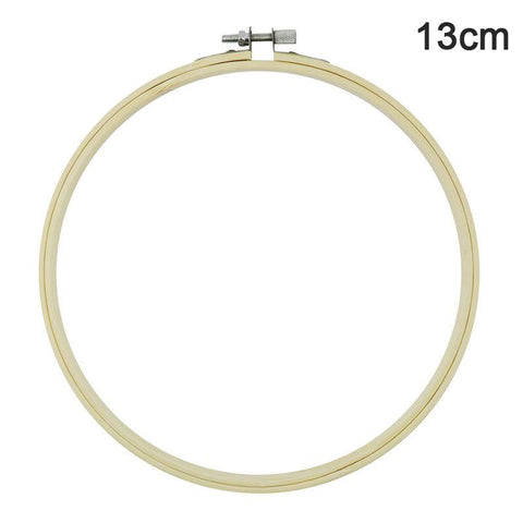 Rubber Imitate Wood Hoop Circle-HA00104-Veeddydropshipping