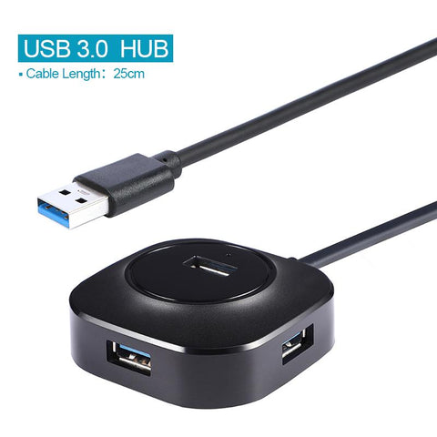 USB 3.0 HUB 2.0 Multi USB Splitter For PC Multiple USB 4 Port Expander High Speed 3 Hab-PA00910-Veeddydropshipping