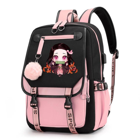 Kawaii Cartoon School Bag for Adults Large Capacity Manga To Travel-BS00026-Veeddydropshipping