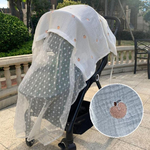 Baby Stroller Cover Breathable Mesh Mosquitoes Net Gauze Sunshade Windshield-TB00412-Veeddydropshipping