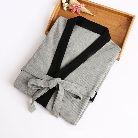 Summer Spring Men Bathrobe 8XL Bust 140cm 7XL 6XL Sleepwear Pajama-MF01570-Veeddydropshipping