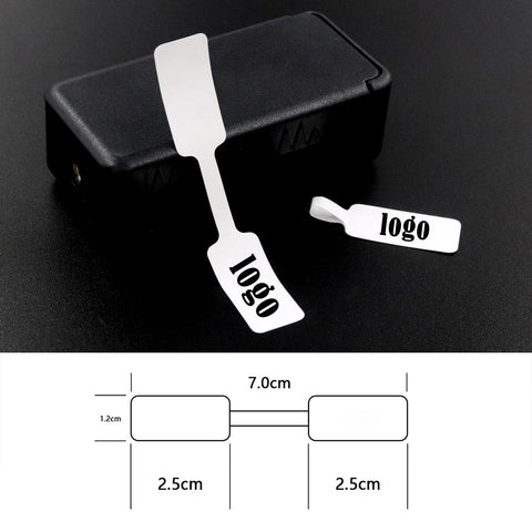 100pcs Square Head Bracelet Ring Logo Lable Custom Price Tag-JW01663-Veeddydropshipping