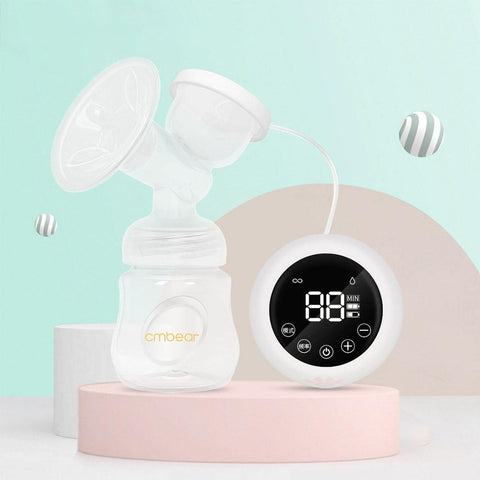 Silicone Double Frequency Electric Breast Pump Multi - gear Mode Adjustment-TB00639-Veeddydropshipping