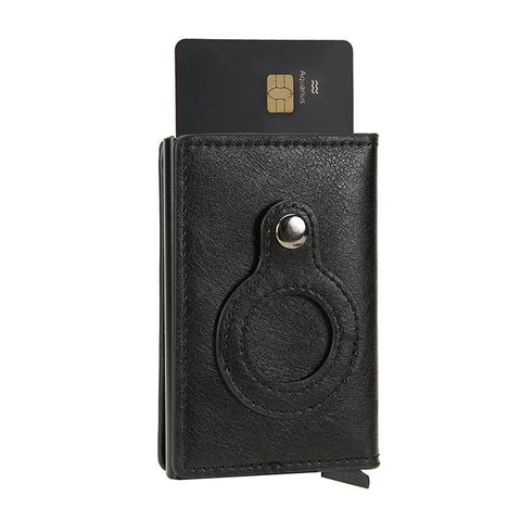 Men Bank Credit Cardholder Minimalist Wallet Metal Air Tag-BS00575-Veeddydropshipping