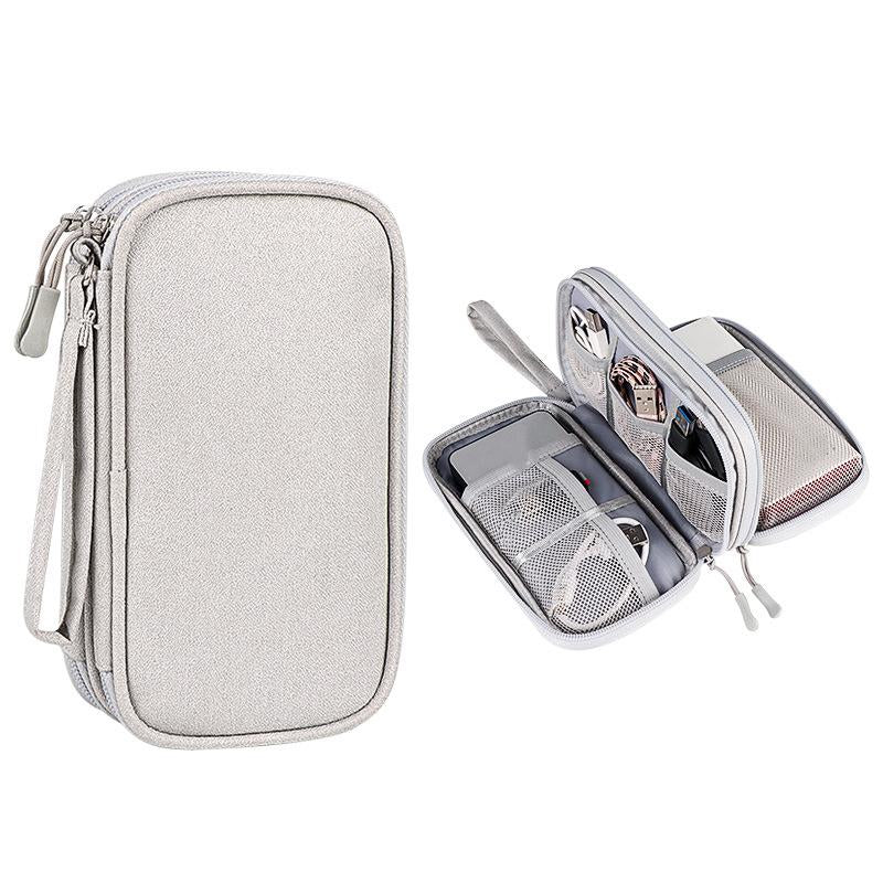 Mobile Phone Power Adapter Charger Cables Waterproof Pouch Bag-Veeddydropshipping