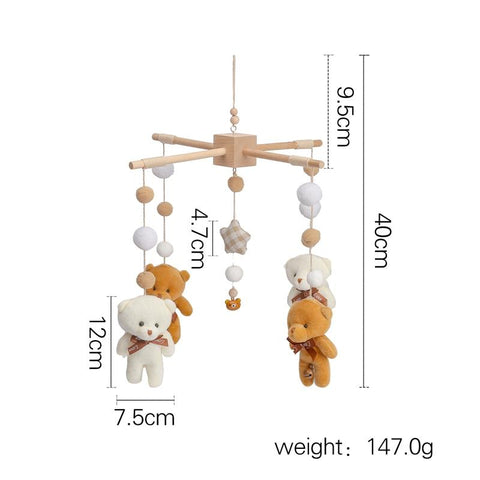 Baby Toys Crib Mobile Bed Bell Rattles Montessori Toy for Newborn-TB00522-Veeddydropshipping