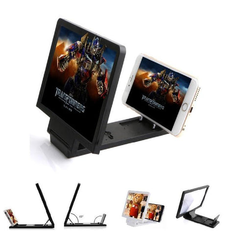 3d Movie Video Stand Holder Foldable Portable Glass Screen Hd Amplifier Mobile Phone Screen-PA00747-Veeddydropshipping