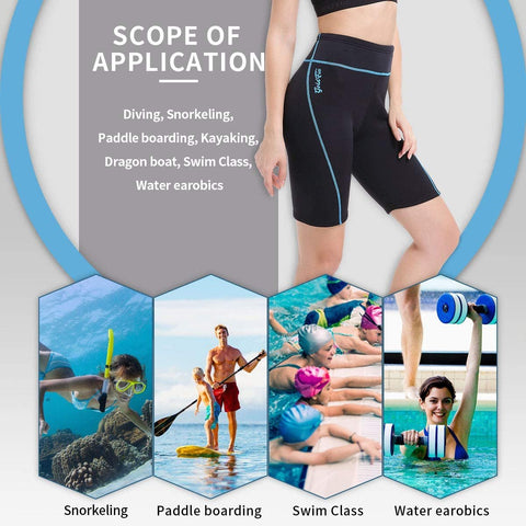 Neoprene Shorts 2 mm Diving Shorts Keep Warm Suitable for Aerobic Surfing Swimming -OS00255-Veeddydropshipping