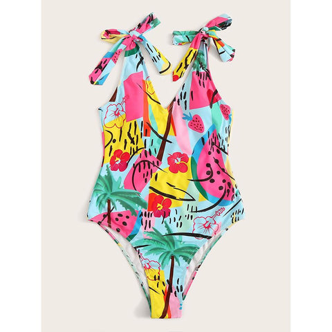 Sexy Print Swimwear Women 2023 One Piece Swimsuit Female Bathing Suit Summer -OS00122-Veeddydropshipping
