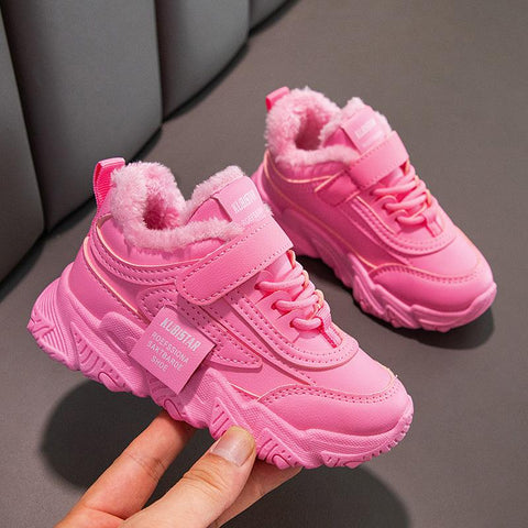 Spring New Kids Sneakers 2023 PU Girls Casual Mesh-TB00119-Veeddydropshipping