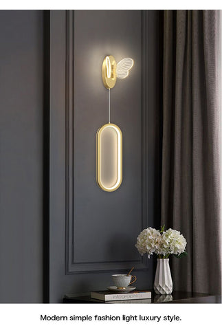 Butterfly LED Wall Lamp Indoor Lighting-TI00471-Veeddydropshipping