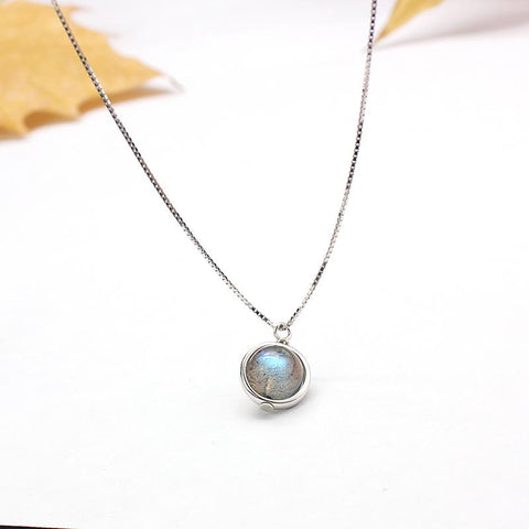 925 Sterling Silver Pendant Necklace For Women -JW00011-Veeddydropshipping