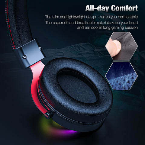 X10 RGB Wired Gaming Headset with Detachable Horn-CE01076-Veeddydropshipping