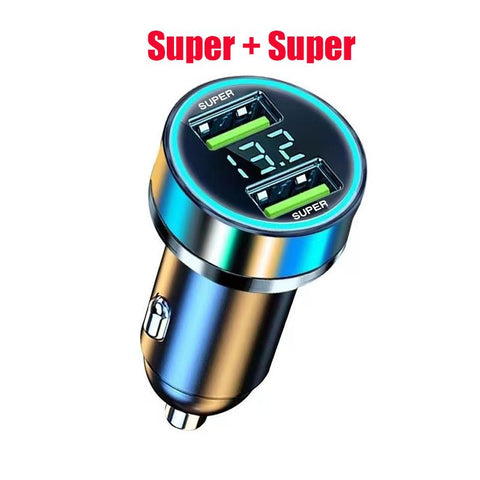 2 Port Super Fast USB Car Charger for iPhone 14 Pro Max 13 12 11 Oneplus-PA00053-Veeddydropshipping