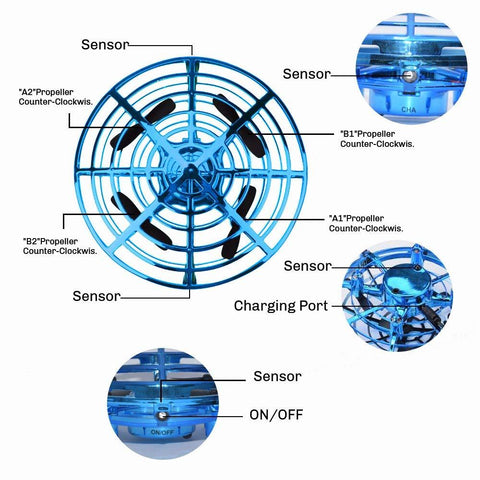 Colorful Anti-collision Flying Helicopter Magic Hand UFO Ball Aircraft-TB01405-Veeddydropshipping