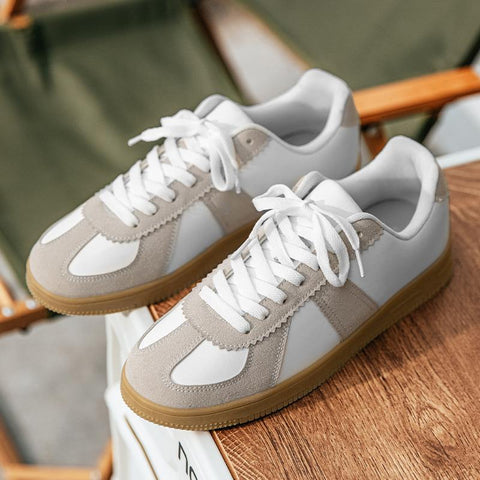 Casual Shoes Women Leather Men&#39;s Sneaker Big Size-BS01381-Veeddydropshipping