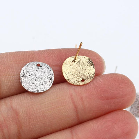Circle Earring Base Findings Alloy Earrings Accessory  DIY Jewelry Make -JW01569-Veeddydropshipping