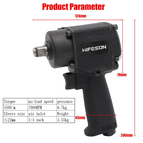 Air Wrench Pneumatic Impact Wrench Car Tools-TI00013-Veeddydropshipping