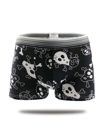 Cotton Fashion Printed Men Cartoon print Boxer Shorts-MF01413-Veeddydropshipping