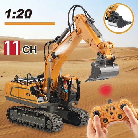 Rc Excavator Children Toys Radio Remote Control Engineering Car-AM00656-Veeddydropshipping