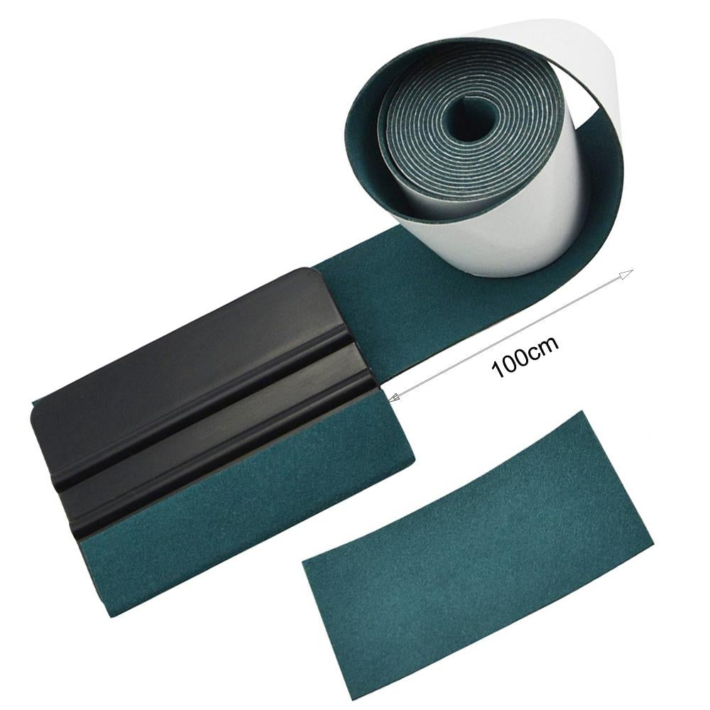 FOSHIO 100CM No Scratch Suede Fabric Edge Carbon Fiber Vinyl-AM00484-Veeddydropshipping