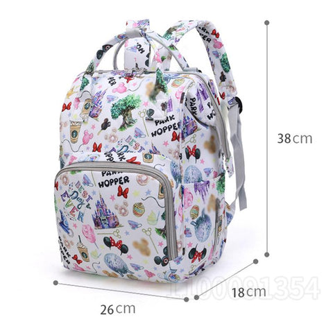 Disney 2022 New Diaper Bag Backpack Multifunctional Baby Bag-TB00191-Veeddydropshipping