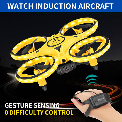 KaKBeir UFO RC Drone Mini Infrared Induction Hand Control Drone Altitude-TB01416-Veeddydropshipping