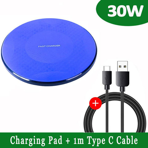 30W  Wireless Charger Pad For iPhone 13 12-PA01106-Veeddydropshipping