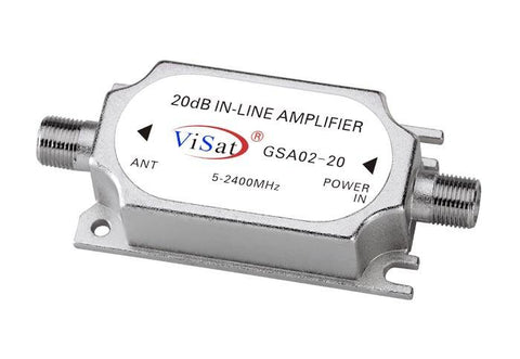 Hot Satellite Signal Booster Amplifier 20dB In-line 950-2150MHZ -CE00898-Veeddydropshipping