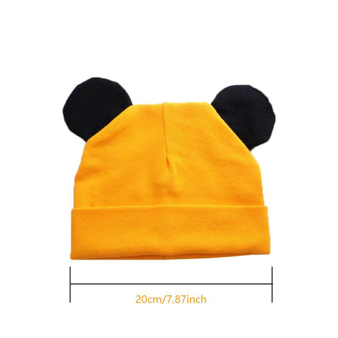2 Layer Baby Hats Kids Cap Newborn With Ears Cotton Babies Accessories Baby-TB00465-Veeddydropshipping