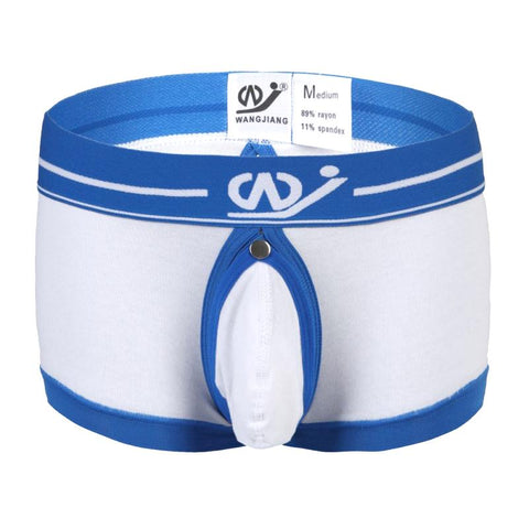 Solid Color Thin Boxers Briefs Low Rise Breathable-MF01464-Veeddydropshipping