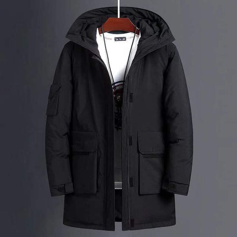 Coat Cotton Jacket Long Overcoat-MF01078-Veeddydropshipping
