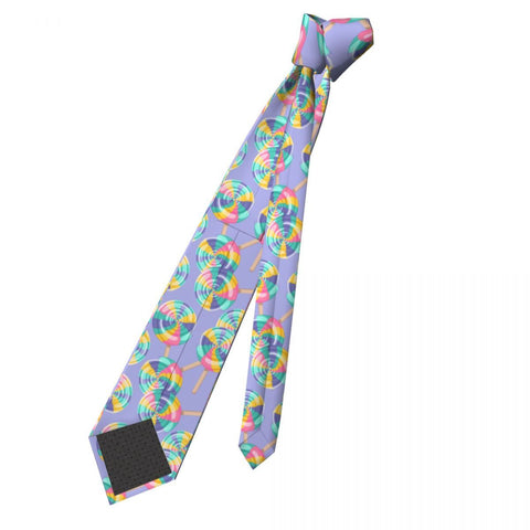 Spiral Necktie Unisex Polyester Neck Tie-WF01219-Veeddydropshipping