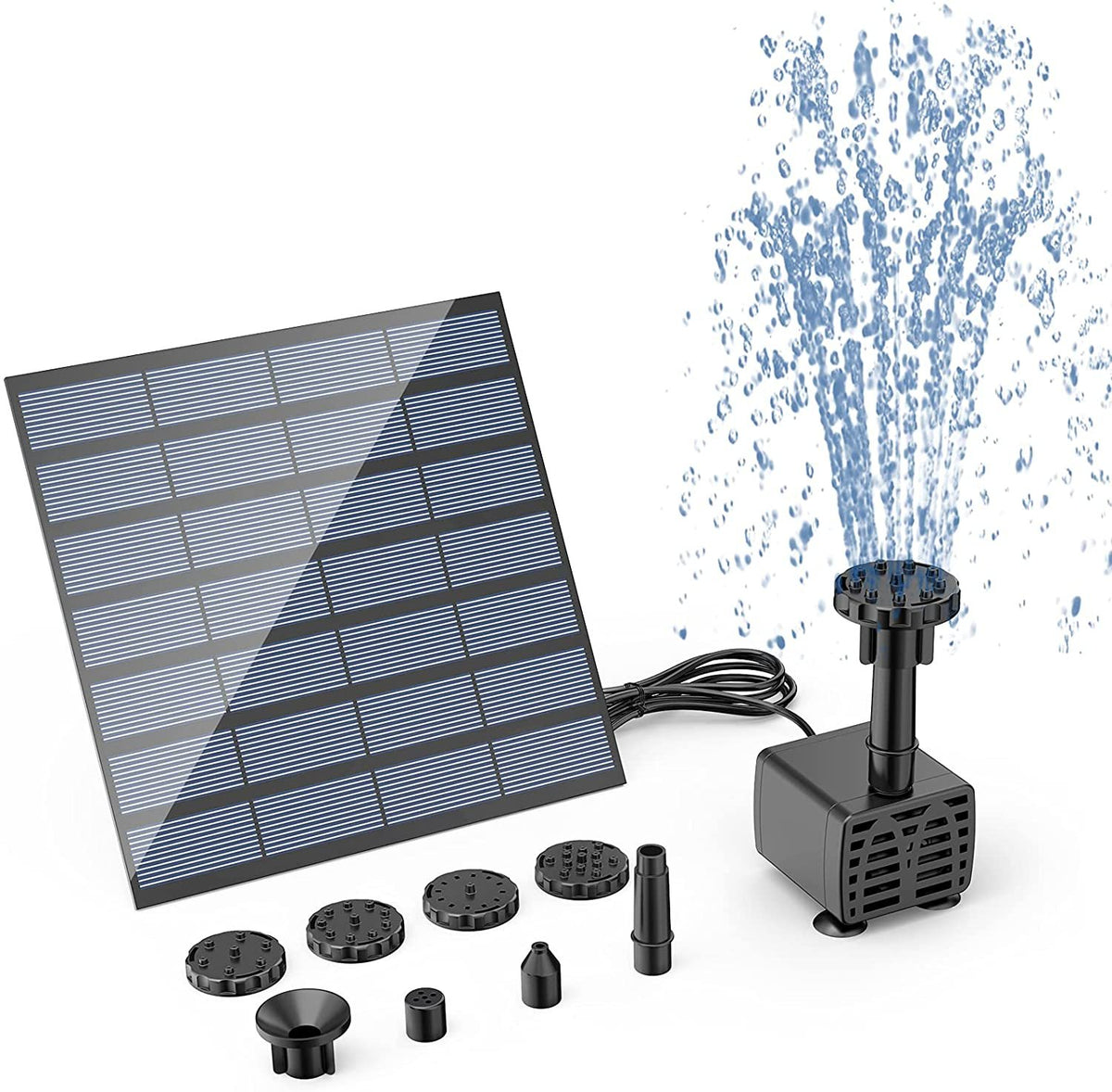 Solar Fountain Pump with  Water Pipe Powered-TI00744-Veeddydropshipping