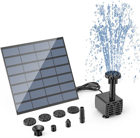 Solar Fountain Pump with  Water Pipe Powered-TI00744-Veeddydropshipping