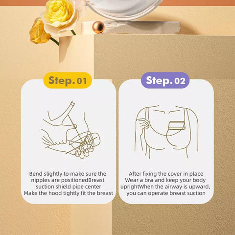 Hands Free Portable Milk Extractor Wearable Electric Breast Pump With Touch-TB00626-Veeddydropshipping
