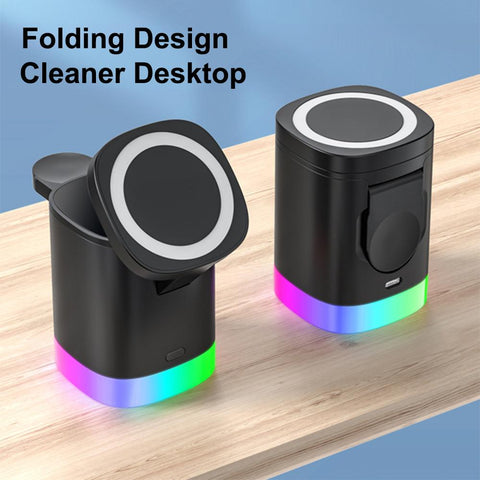 3 in 1 Magnetic Wireless Charger Stand Fast Charging-PA01120-Veeddydropshipping