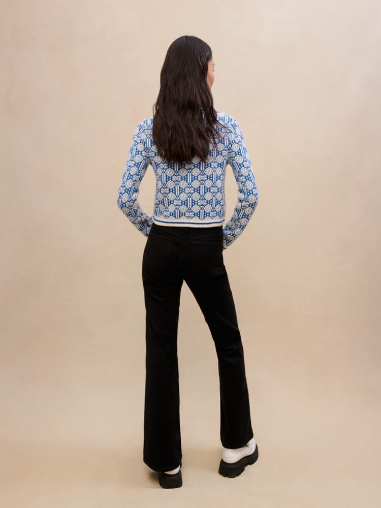 Women Printed Vintage High Street Printed Cardigan Pairs-Veeddydropshipping