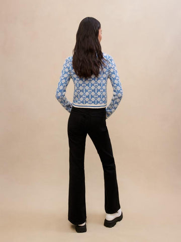 Women Printed Vintage High Street Printed Cardigan Pairs-Veeddydropshipping