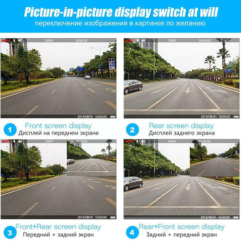 Full HD 1080P Car DVR Video Recorder Dash Camera Rear Cycle G Dashcam-AM00702-Veeddydropshipping
