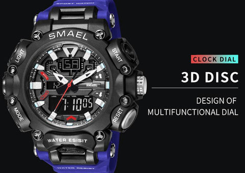 Fashion Digital Watch Men Shockproof Wristwatches Waterproof -JW00782-Veeddydropshipping